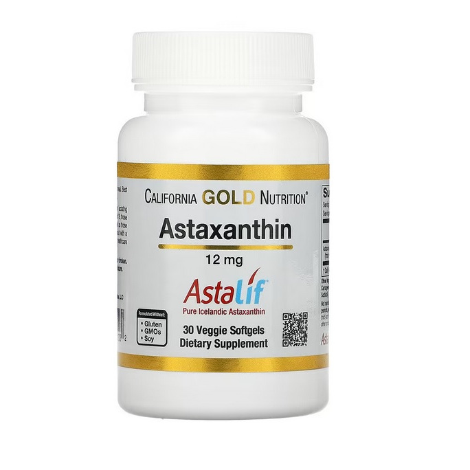AstaLif® Pure Icelandic Astaxanthin 12 mg., แอสต้าแซนธิน