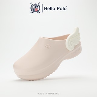 Hello Polo รองเท้าคัทชู รองเท้าแฟชั่นผู้หญิง รองเท้าลายติดปี…