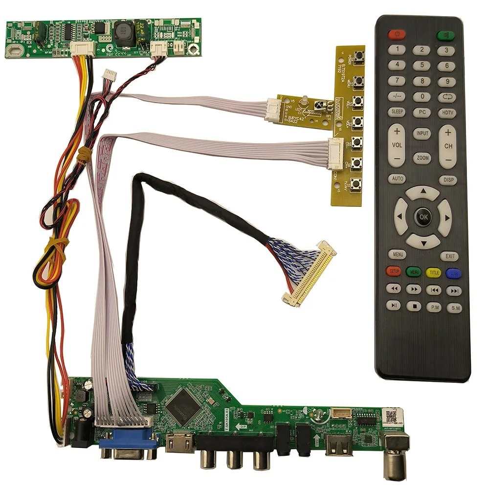 ใหม่ทีวีคอนโทรลเลอร์ชุดLTM200KT10 LTM200KT12 LTM200KT13 TV + HDMI + VGA + AV + USB LCD LCD Controlle