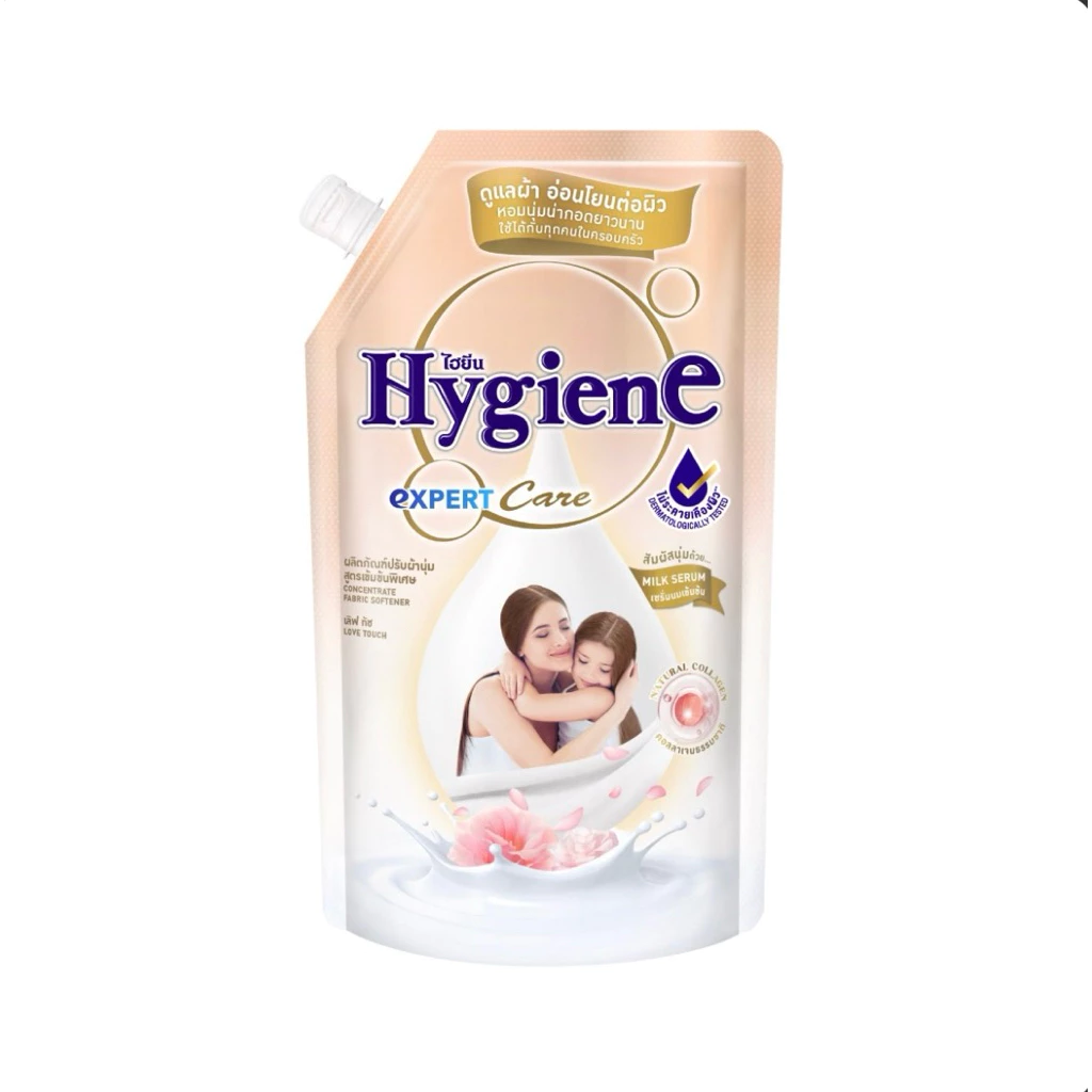 ไฮยีน เอ็กซ์เพิร์ท แคร์ น้ำยาปรับผ้านุ่ม กลิ่น เลิฟทัช 480 ml. แพ็ค 2+1 thumbnail 4