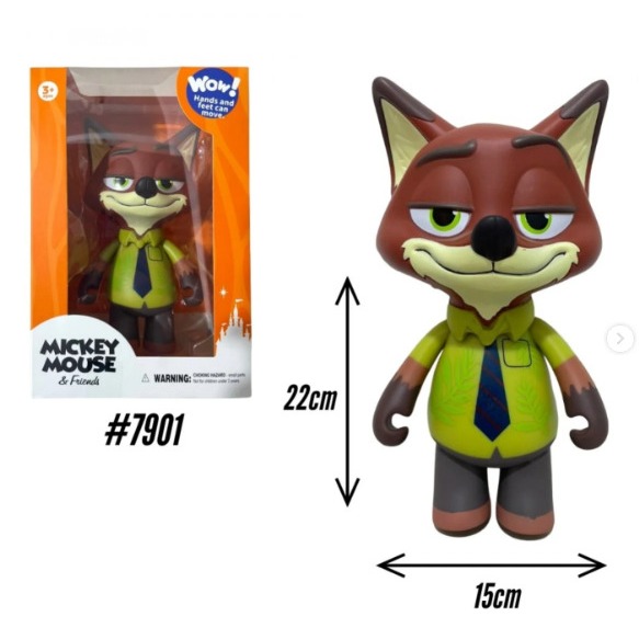 พร้อมส่ง ฟิกเกอร์สุนัขจิ้งจอก Zootopia 31 ซม. รูปที่ 6