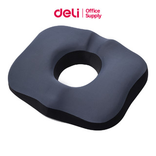 Deli เบาะรองนั่งเพื่อสุขภาพ แก้ปวดหลัง ออฟฟิศซินโดรม ปรับสรีระ นั่งสบาย ระบายอากาศ Cushion