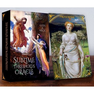 Sublime Thresholds Oracle ไพ่ออราเคิลแท้ขอบสีดำหรูหรา ไพ่ออร…