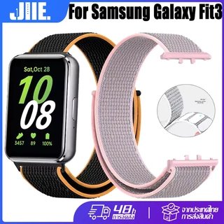 สายไนลอน สำหรับ Samsung Galaxy Fit3🔥สายนาฬิกากีฬาระบายอากาศ🔥สําหรับ Samsung Galaxy Fit3 สายรัดแบบถักนุ่ม