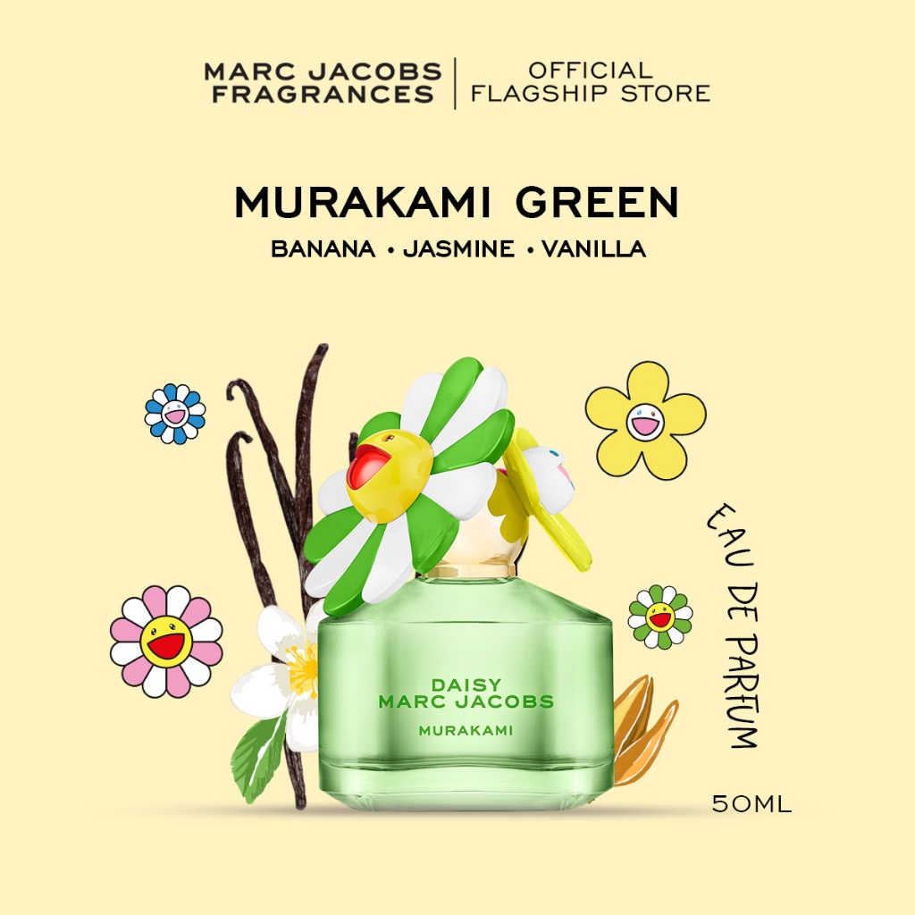 Marc Jacobs Daisy Murakami Green Limited-Edition Eau de Parfum for Women 50ml | Fruity Perfume