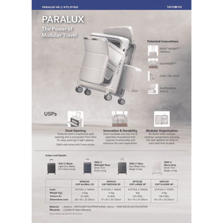 SAMSONITE กระเป๋าเดินทาง ขนาด 24 นิ้ว DUAL ACCESS รุ่น PARALUX HS 67/24 EXP