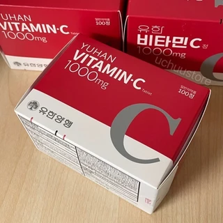 ✅แท้/พร้อมส่ง Yuhan vitamin C 1000mg 100 เม็ด วิตามินซี วิตามินเกาหลี วิตามินพี่จุน