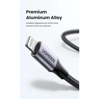 UGREEN MFiตรวจสอบสิทธิ์USB-C Fast charging cable สายชาร์จเร็วนี้ ใช้งานได้ดีiPhone14 13 12 11 8 XR MAX Type-c Data cable