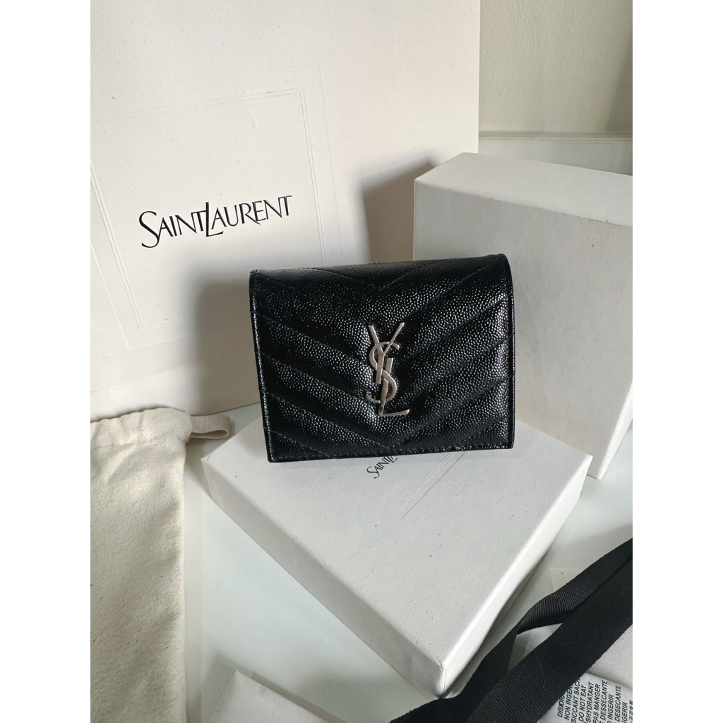 Ysl card case wallet Y25 shw