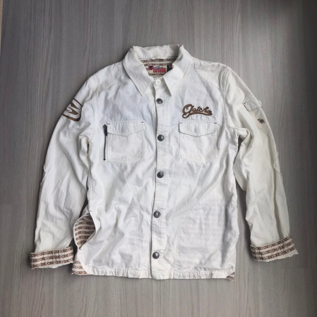 GOTCHA Shirt แท้ y2k vintage ปักโซ่