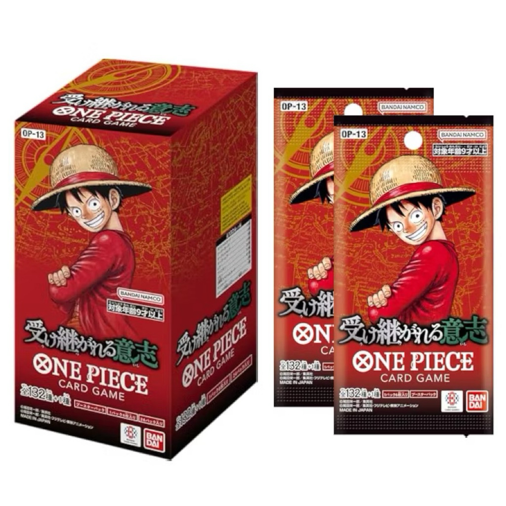 ONE PIECE Card Game OP-13 Booster Box JP Contains 24 Packs Sealed