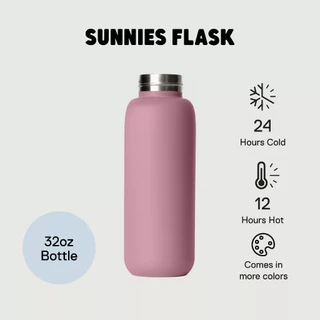 Sunnies Flask 32oz Bottle (กระบอกน้ำเก็บความร้อน-เย็น แบบปรับแต่งได้)