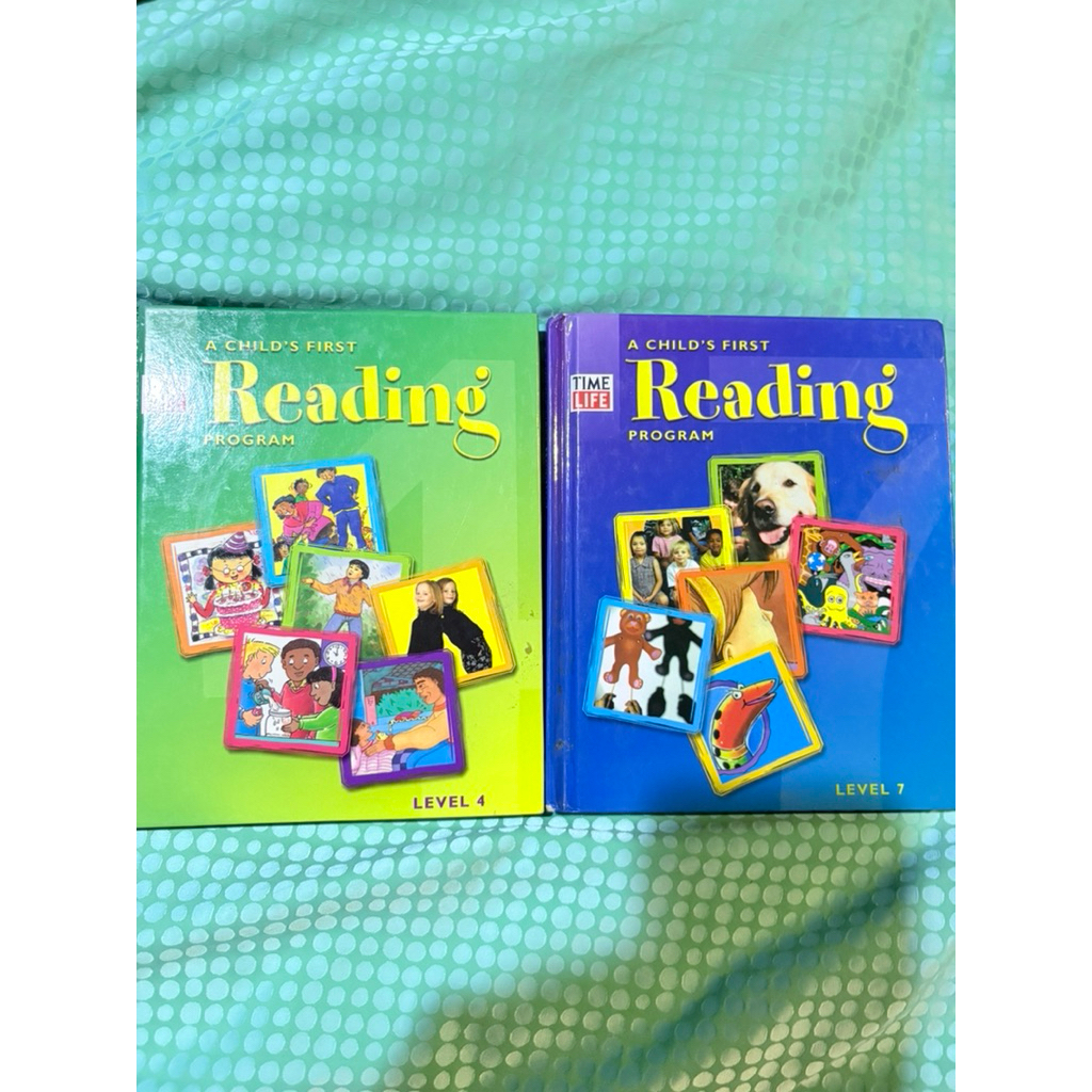 หนังสือภาษาอังกฤษ time life A child’s first reading  program มี level 4,7