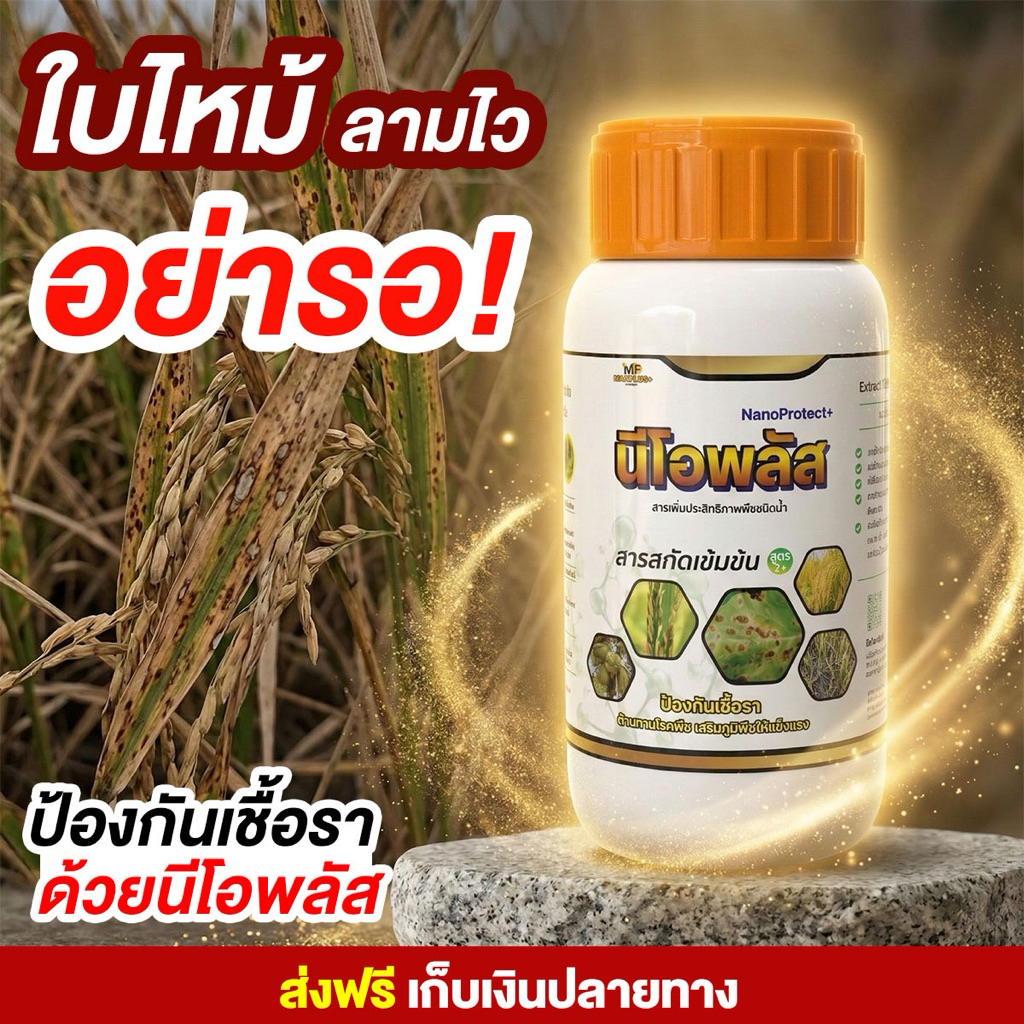 นีโอพลัส สูตรแก้ใบด่าง ใบซีด ใบหงิก พร้อมกันเชื้อรา  ชุดฟื้นพืชโทรม เสริมภูมิพืช ป้องกันใบจุดใบไหม้