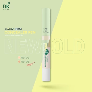 BK Acne Clear Cica Concealer Pen บีเค แอคเน่ เคลียร์ ซิก้า คอนซีลเลอร์ เพ็น [สินค้ามีให้เลือก 3 สี]