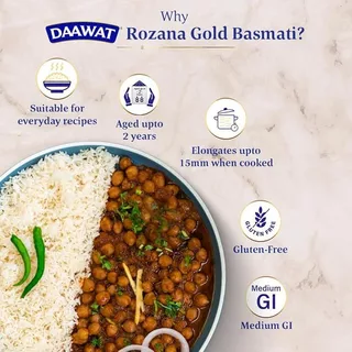 Daawat Rozana Gold Basmati Rice 1Kg