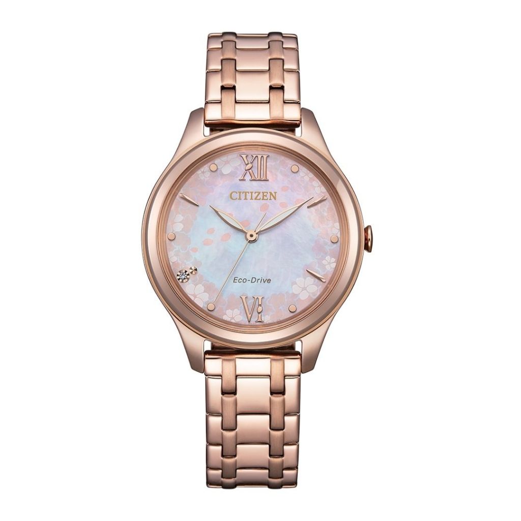 Citizen Sakura Limited Eco-Drive EM0508-98W Lady Watch (นาฬิกาผู้หญิงพลังงานแสง)
