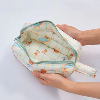 กระเป๋าเครื่องสำอาง Sliptosleep - Teddy House Cosmetic Bag