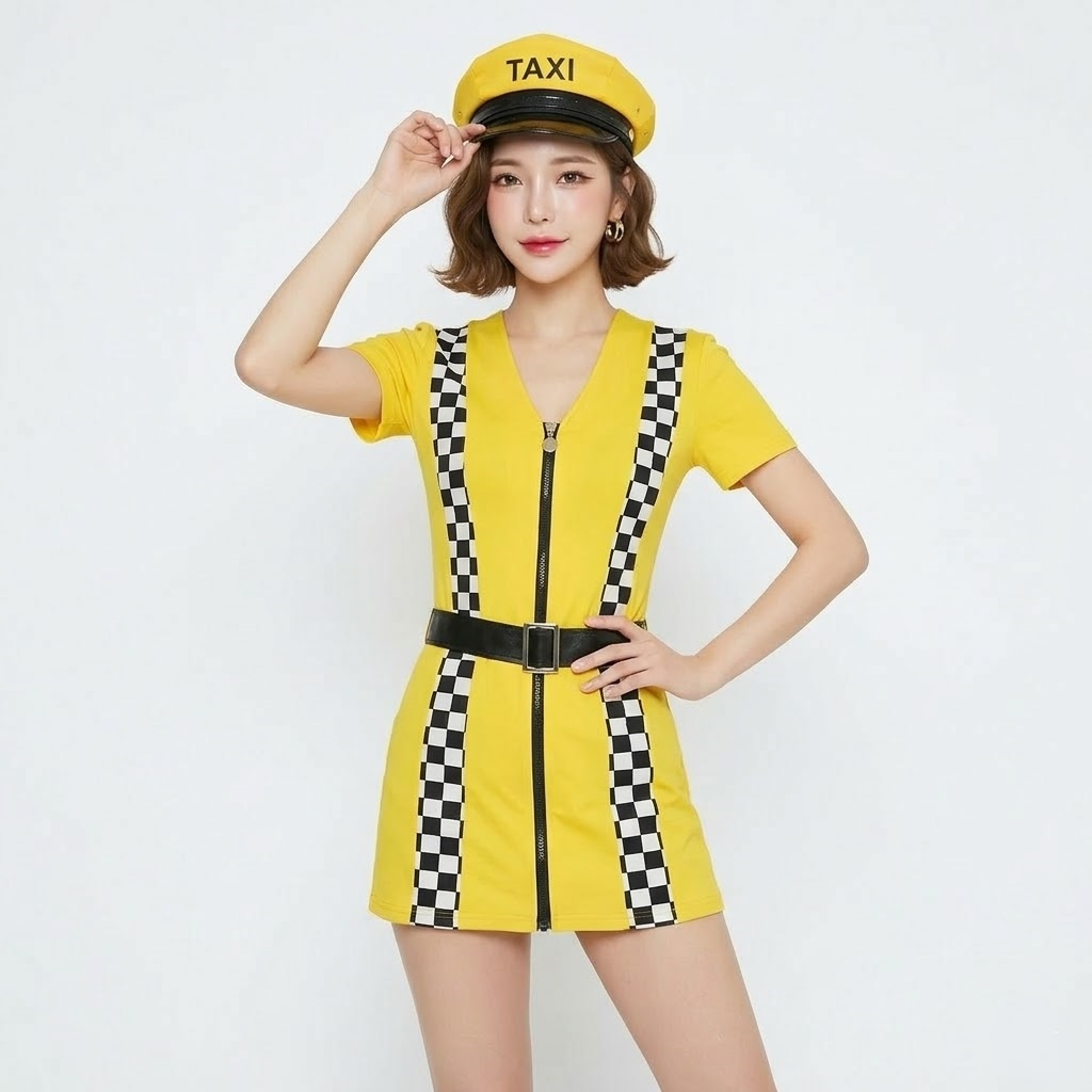 WA6315 ชุดแท็กซี่ MR. TAXI Girls' Generation 🚚ด่วนมีส่งGrabค่า