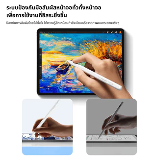 KiiP P01 ปากกาสไตลัส สวิตช์สัมผัสสไตลัสแบบ Capacitive Magnetic Attraction ความไวสูงการจดจําเอียงแบตเตอรี่ติดทนนาน