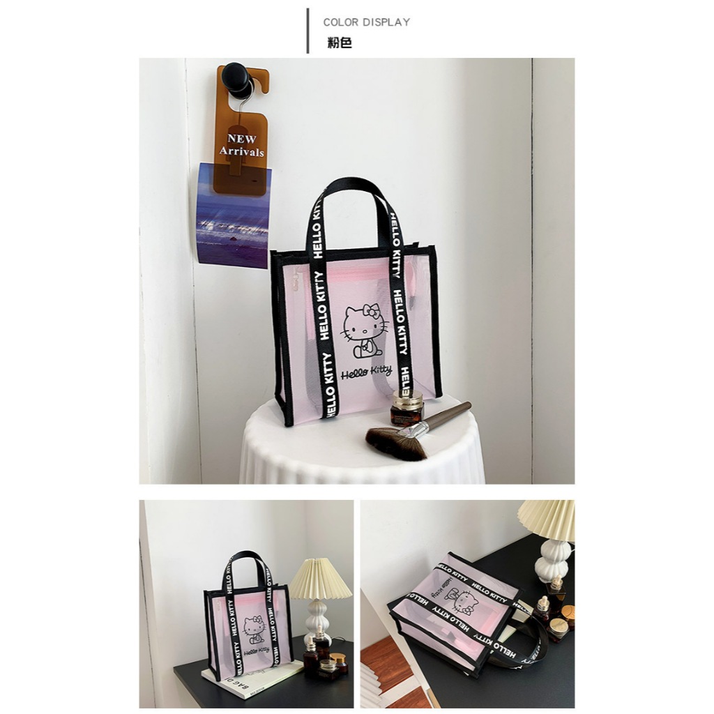 [ พร้อมส่งจากร้านไทย] มี3สีให้เลือก***ลิขสิทธิ์แท้  % Sanrio กระเป๋าคิตตี้ Sanrio Hello kitty กระเป๋าคิตตี้ น้ำหนักเบา ราคา ถูกที่สุด ดีลบีเคเค แกลเลอรีภาพที่ 2