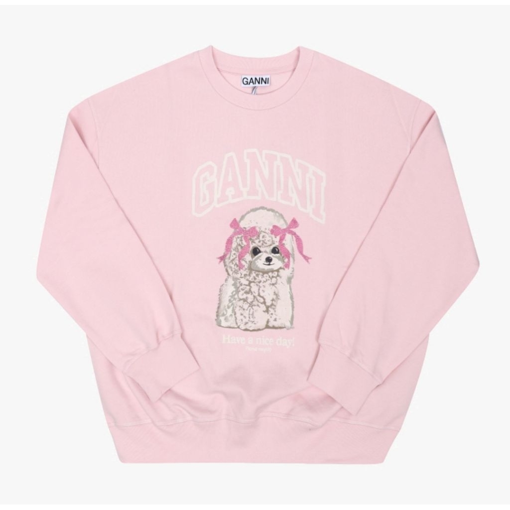 GANNI Pink Poodle Sweater A1060026 868