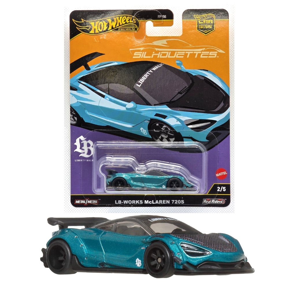 Hot Wheels Premium รุ่น LB-Works McLaren 720S Car Culture Silhouettes ล้อยาง รถเหล็ก