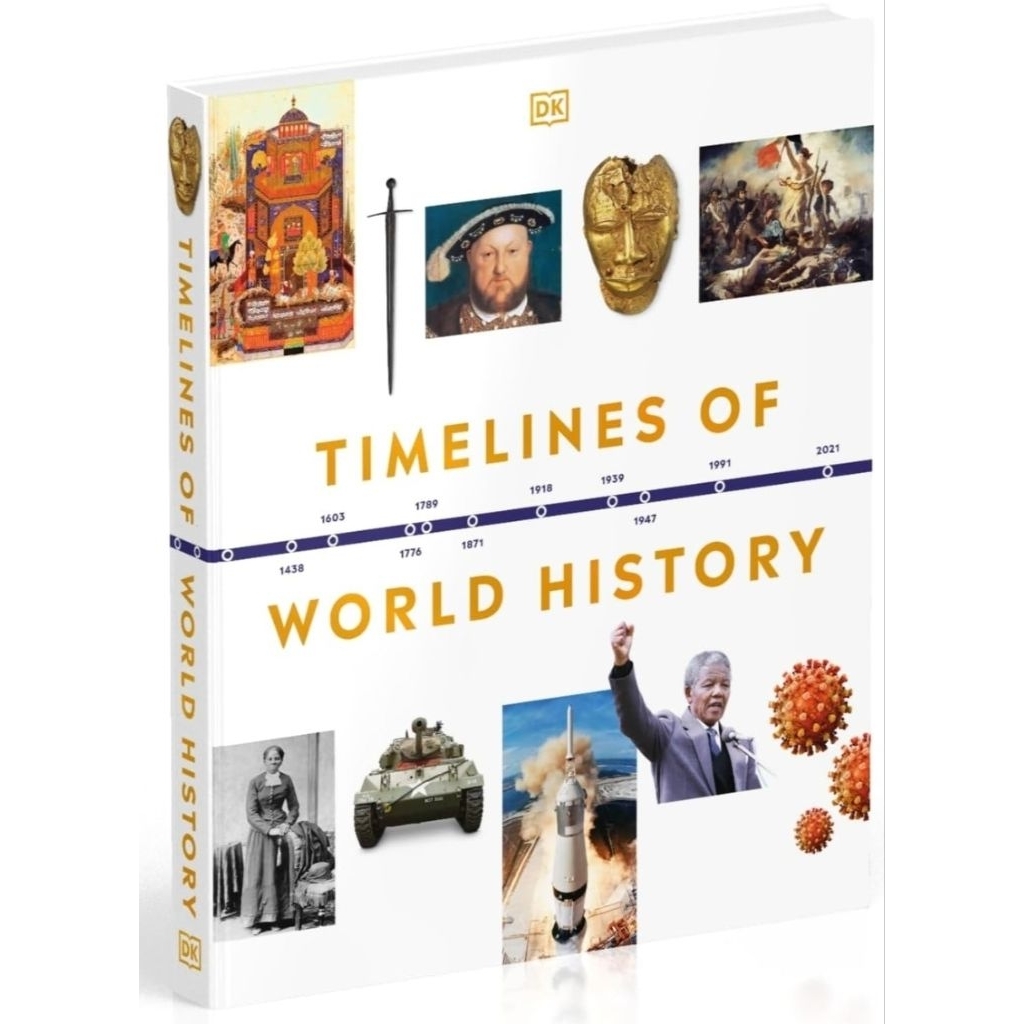 (English) DK Timelines of World History (เล่มแท้100%) asiabooks asb1