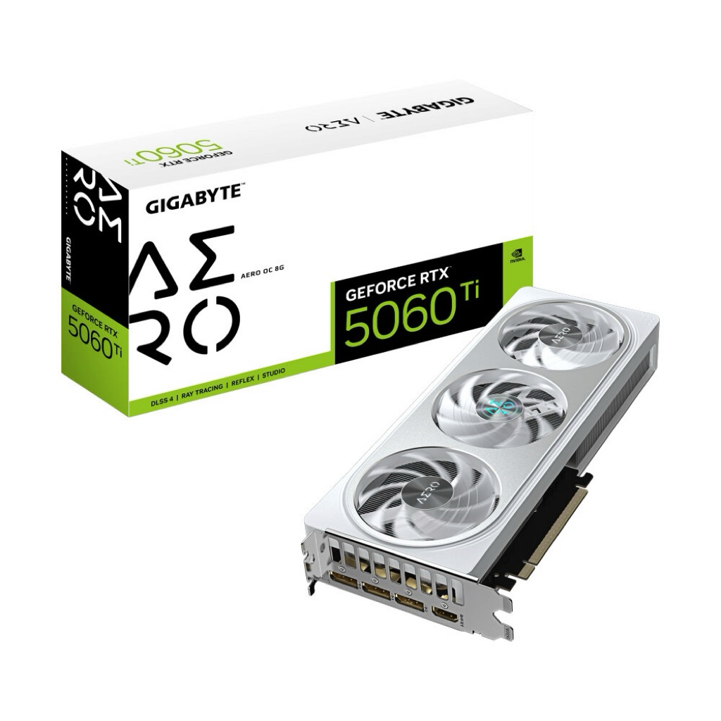RTX5060TI/8GB GIGABYTE AERO (OC/D7) ประกันjib 30-06-2571
