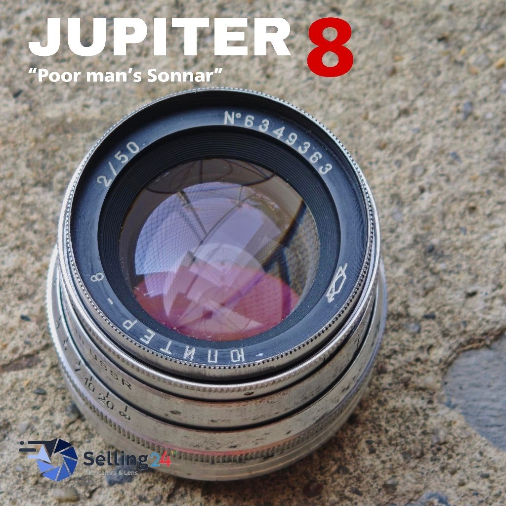 เลนส์มือหมุน Jupiter-8 50mm f2 เลนส์โซเวียต M39 Leica Mount Sonnar Vintage USSR โบเก้สวย Rare