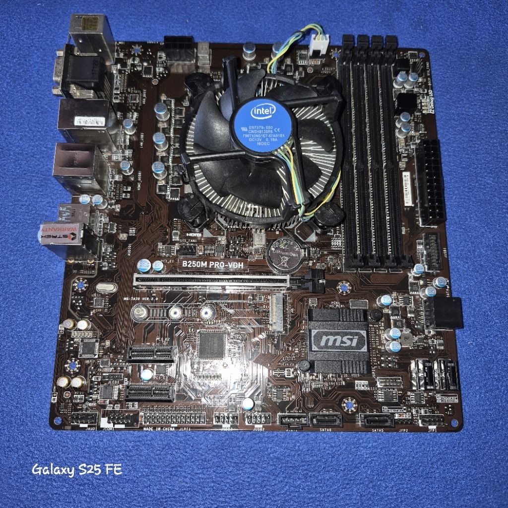 Mainboard B250M PRO-VDH + CPU I7 7700 มือสอง