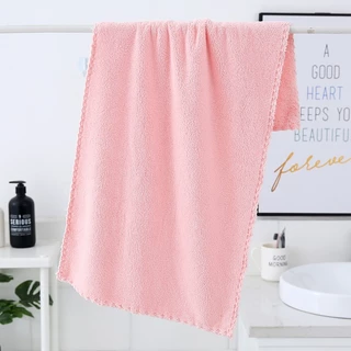 【ขนาด 30x60 ซม】ผ้าเช็ดตัว ขนเป็ด ผ้าขนหนู เช็ดหน้า เช็ดผม ไม่ใช่ผืนใหญ่ สีพื้น พกพาสะดวก