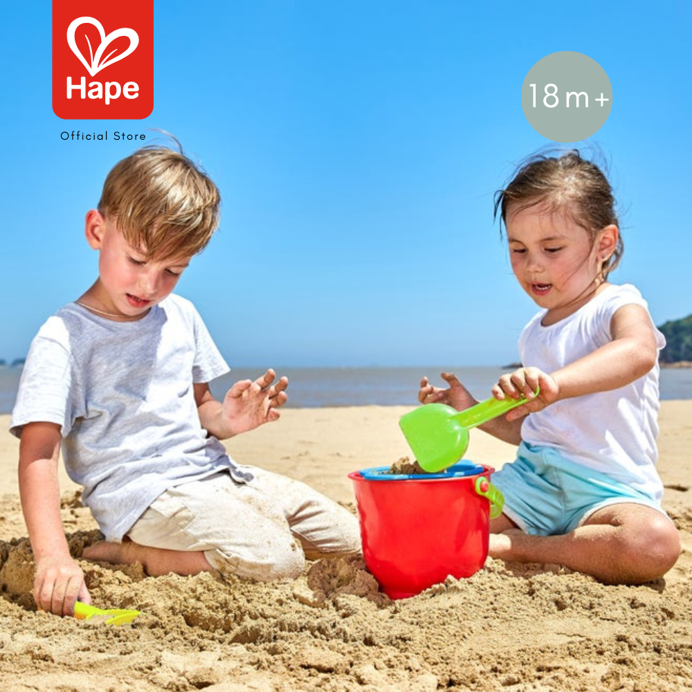 Hape - Beach Basics ของเล่นทรายเบสิก 4 ชิ้น 18m+ รูปที่ 6