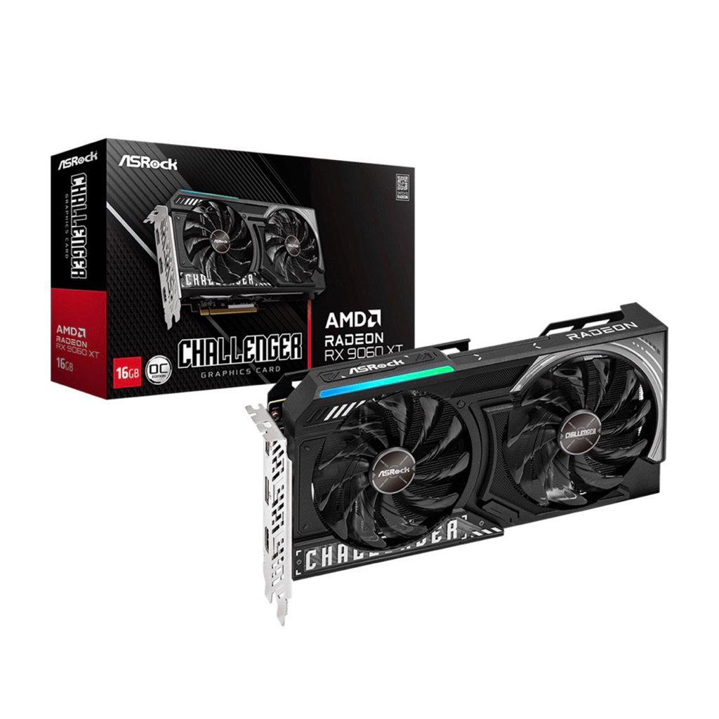 เหมือนใหม่ VGA(การ์ดจอ) ASROCK RADEON RX 9060 XT CHALLENGER OC - 16GB GDDR6 (RX9060XT CL 16GO) (3Y) 