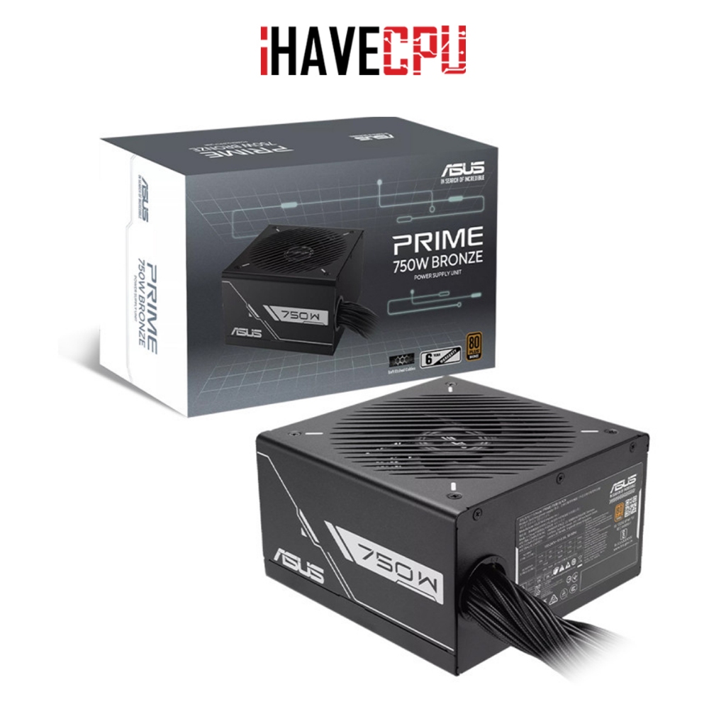 อุปกรณ์จ่ายไฟ (psu) iHAVECPU ASUS PRIME 750W (80+BRONZE)(90YE00Y0-B0ZA00)