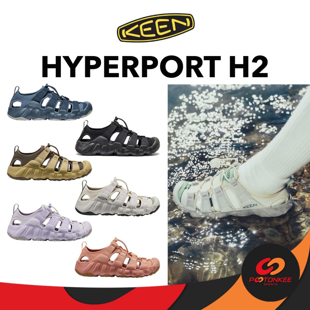 KEEN HYPERPORT H2 รองเท้าเท้าแตะแบบสวม หญิง ชาย น้ำหนักเบา