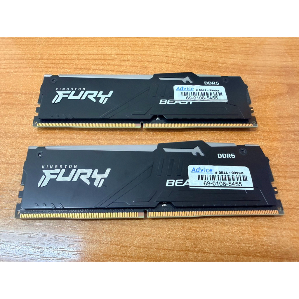 KINGSTON  RAM DDR5(5200) 16GB (8GBX2) FURY BEAST RGB