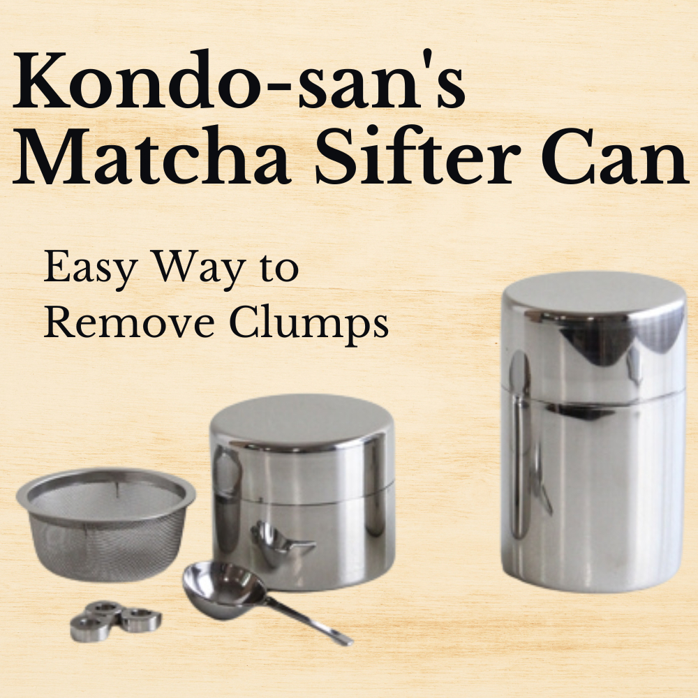 Kondo-san's Japanese Matcha Sifter Can – Stainless Steel – Made in Japan