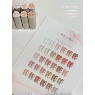 [แยกขวด] สีเจลไซรัปสุขภาพดี ROUNI Watery Nude