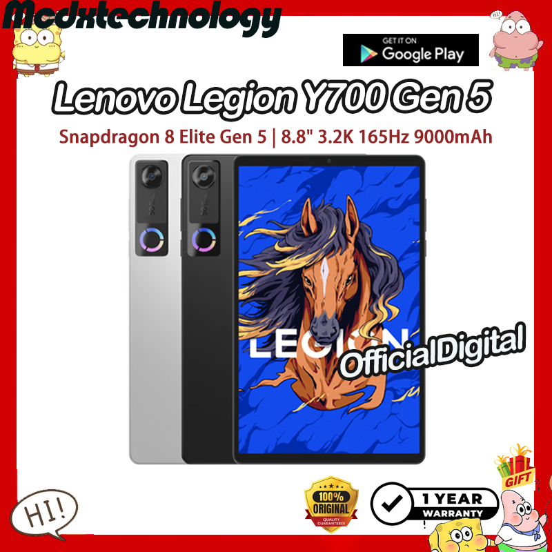 China Rom 2026 Lenovo Legion Y700 Lenovo Legion Y700 Gen 5 Snapdragon 8 Elite Gen 5 8.8" 3.2K 165Hz 