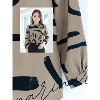 Narinari : MT0431 Ruff Collar Pintuck Blouse