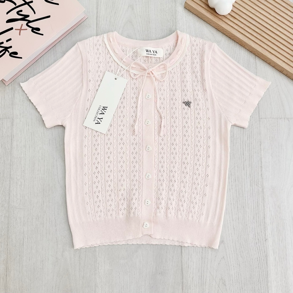 เสื้อไหมพรมป้ายwaya👚