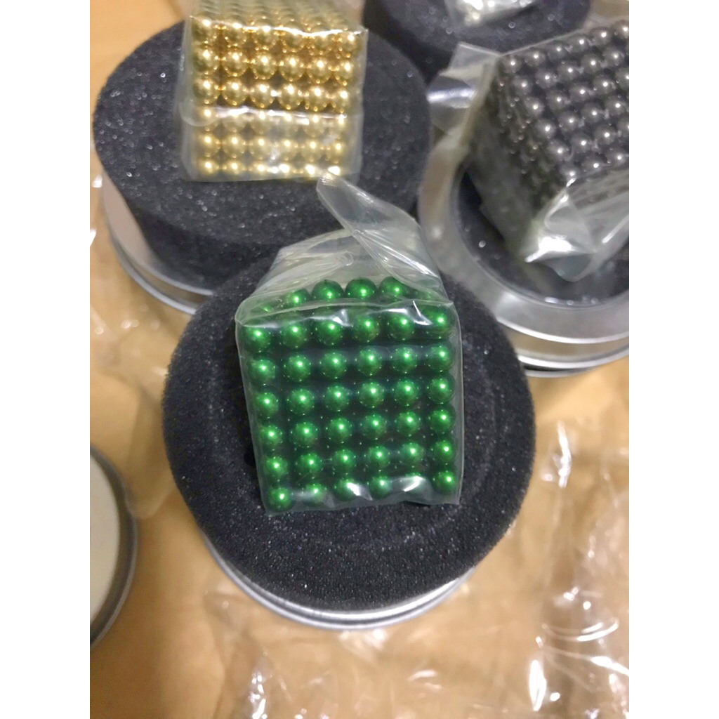 Neodymium Magnetic Balls Magnet216PCS/ 5MM. 216เม็ดลูกบอลแม่เหล็ก