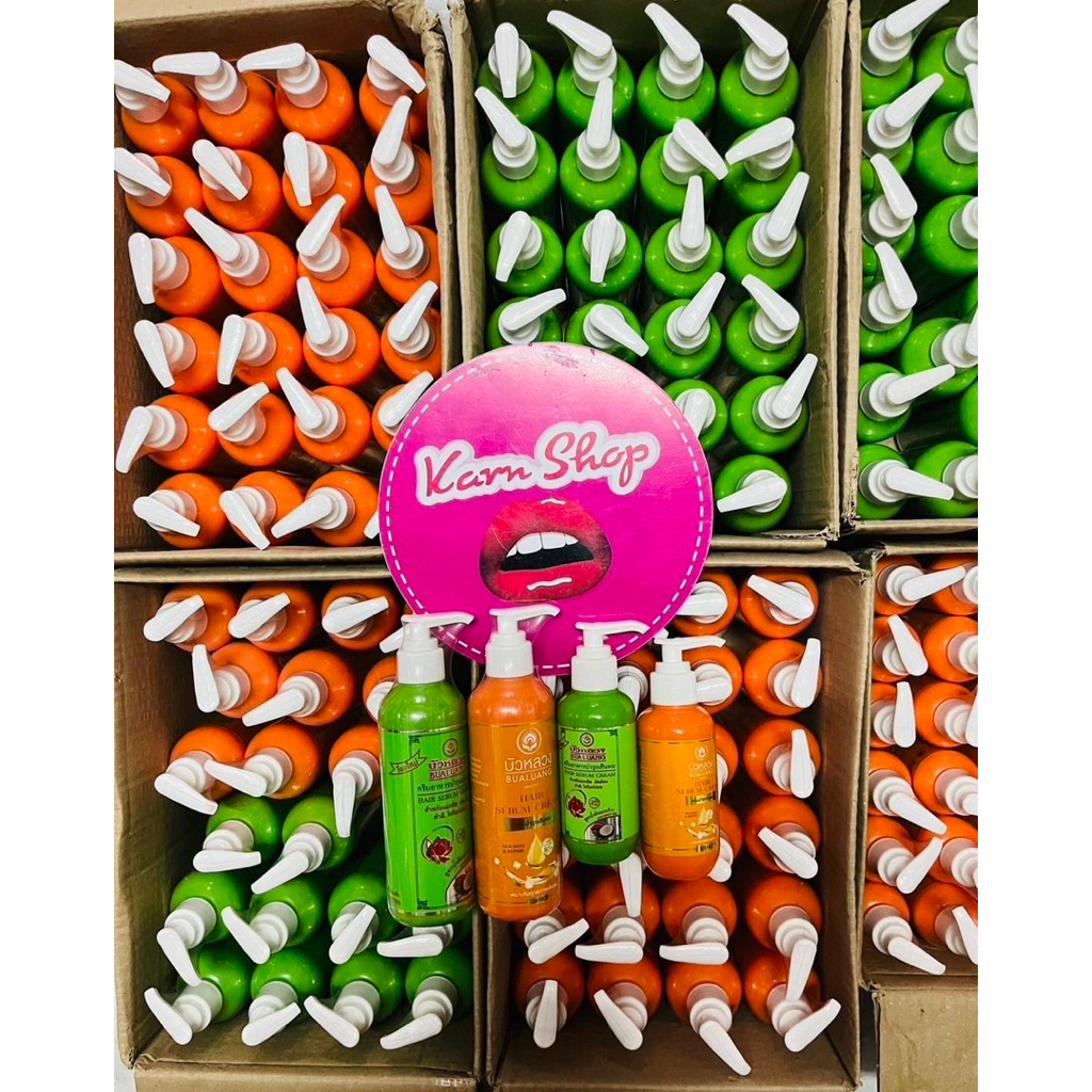 บัวหลวง แฮร์ เซรั่ม Bualuang Hair Serum Cream อาหารบำรุงเส้นผม อาหารผม ครีมบำรุงเส้นผมบัวหลวง – โปรปัง