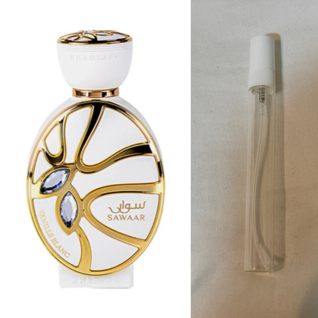 Sawaar Vanille Blanc Khadlaj Perfumes for women and menแบบแบ่ง10มล