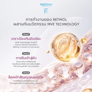 Facerinna Retinol Anti Aging Serum เซรั่มลดริ้วรอย ฟื้นบำรุงผิวอ่อนเยาว์ ปรับผิวเรียบเนียน กระชับ ลดสิว ผิวกระจ่างใส