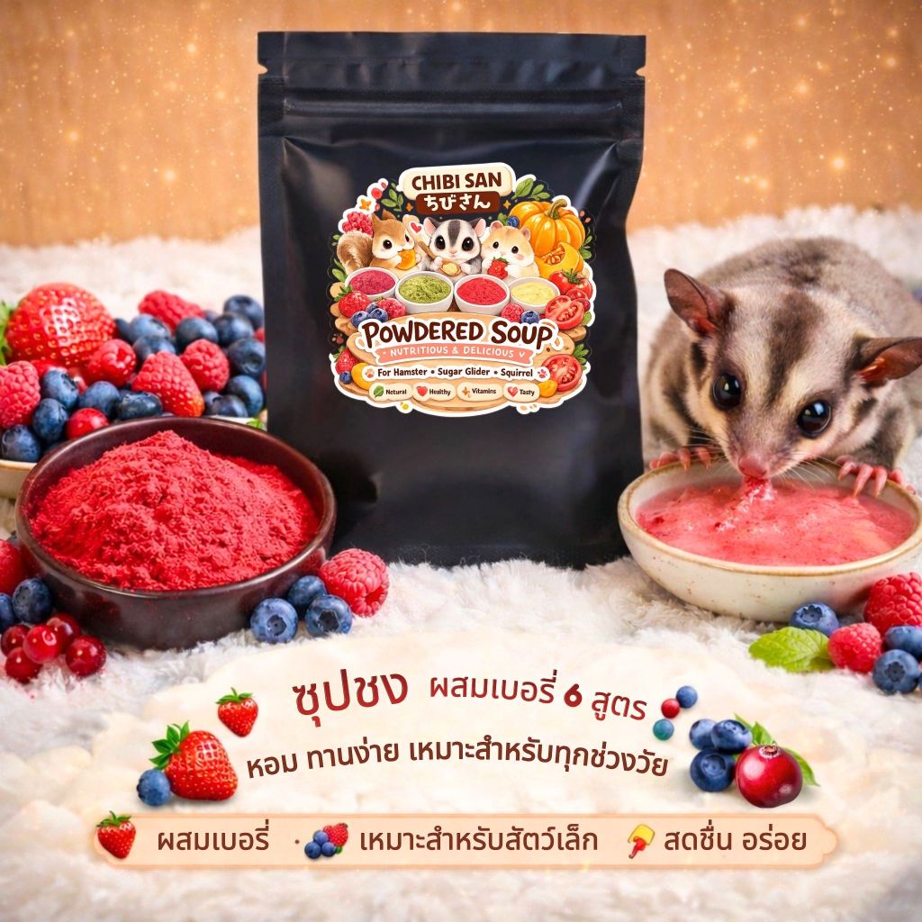 ขนมหนูแฮมสเตอร์ ดอร์เมาส์ ซุป 6 สูตร ขนมดอร์เมาส์ หอม น่าทาน ขนมสัตว์เล็ก
