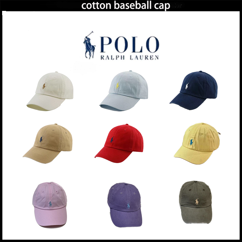 หมวกเบสบอลรุ่นคลาสสิกของ POLO Ralph Lauren ของแท้ 100%