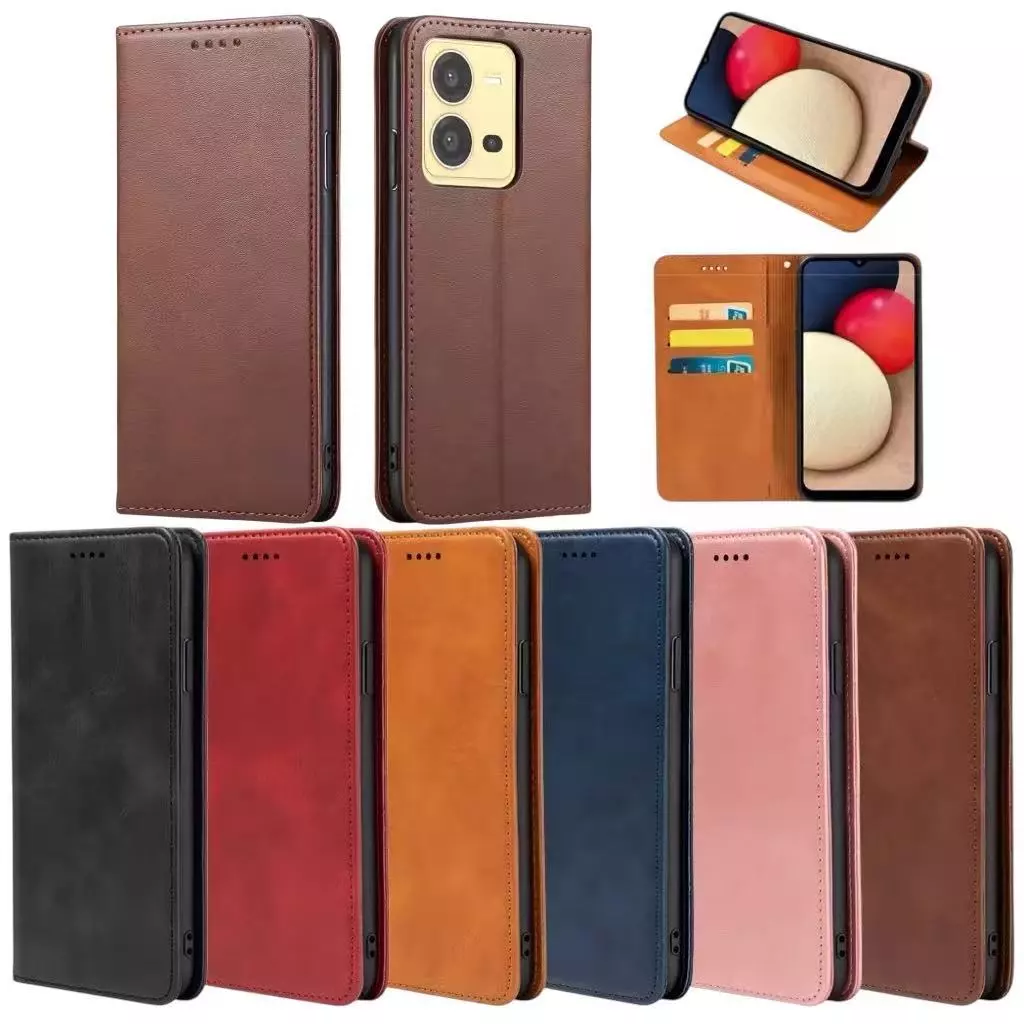 เคสฝาพับ กระเป๋าหนัง สำหรับ VIVO Y02 Y16 Y22 Y35 Y02S Y22S Y15S Y01 Y01A Y21 Y21T Y33S Y33T เคสกันกระแทก เปิดปิด ใส่บัตร