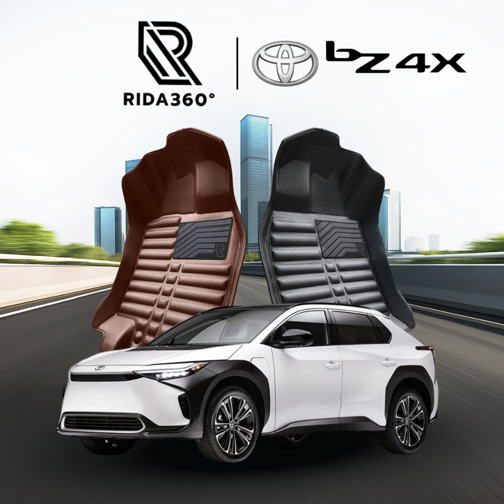 [RIDA360°] พรมรถยนต์ TOYOTA BZ4X 2025-2030 พรมปั๊มขึ้นรูปไร้รอยต่อ รับประกัน5ปี [193]